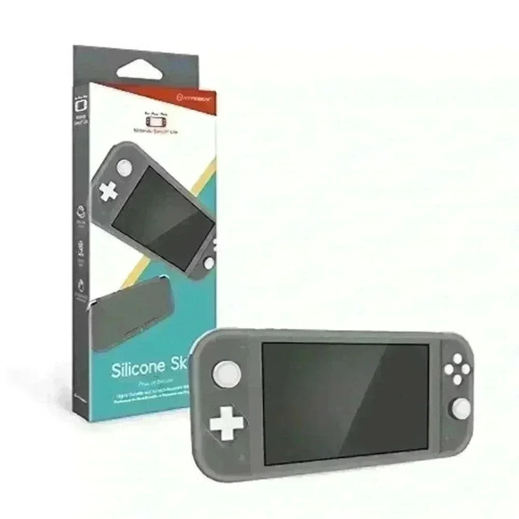 Hyperkin Silicone Skin Console Case for Nintendo Switch Lite - Gray - Picture 1 of 3